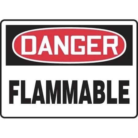 Accuform OSHA DANGER SAFETY SIGN FLAMMABLE FRMCHL228VP FRMCHL228VP